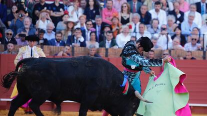 Una personalísima tafallera de Morante la tarde del pasado 26 de abril en La Maestranza.