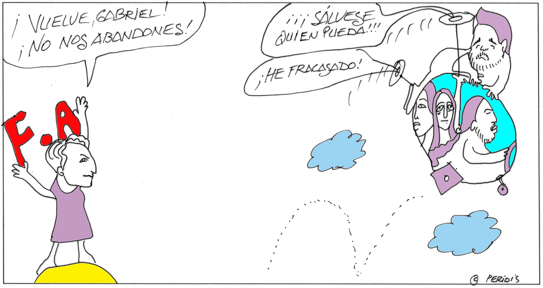 Peridis: sálvese quien pueda