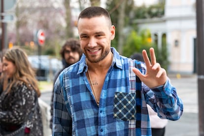 Liam Payne durante un viaje a París, en marzo de 2024.