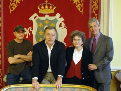 Los miembros del Consejo de TVE Nacho D&iacute;az, Jos&eacute; Ram&oacute;n Paterson, Yolanda Sobero y Pedro Soler.