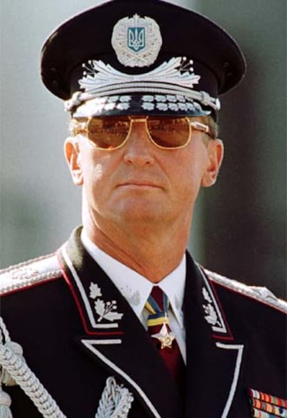 Yuri Krávchenko, ex ministro ucranio del Interior, en agosto de 2000.