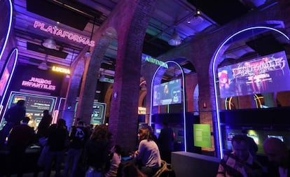 Presentación de la exposición de videojuegos 'Game On', en la Fundación Canal, en Madrid, en noviembre de 2019.