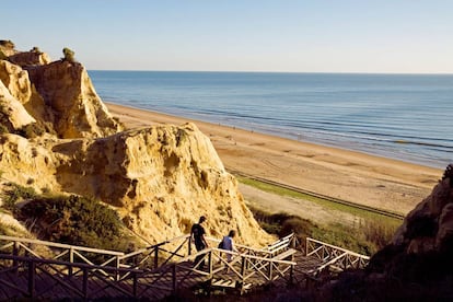 La playa de Mazagón, próxima a Moguer (Huelva).