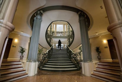 El madrile&ntilde;o Palacio de Longoria, actual sede de la SGAE.