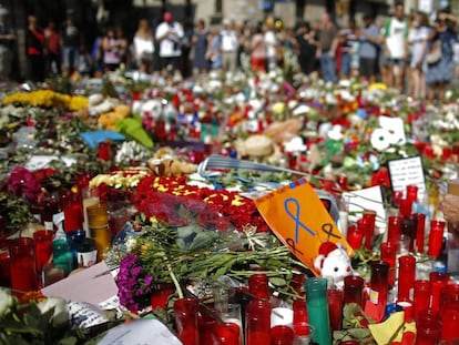 Actos de homenaje a las víctimas del atentado de Barcelona y Cambrils.
