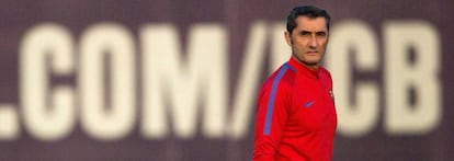 Valverde, durante un entrenamiento de esta temporada.