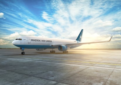Avión de Maersk Air Cargo.