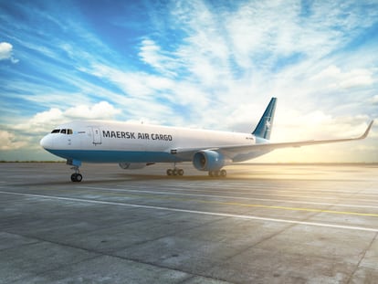 Avión de Maersk Air Cargo.