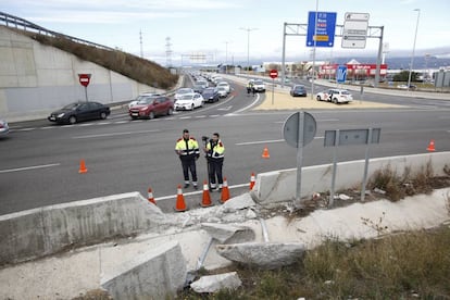 Punt on s'ha produït l'accident.