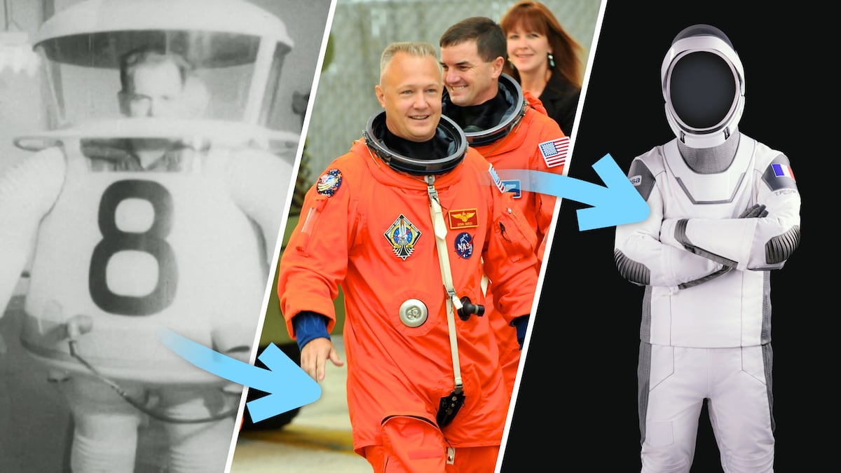 Así han evolucionado los trajes de astronauta