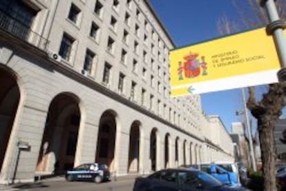 Sede del Ministerio de Empleo y Seguridad Social en Madrid.