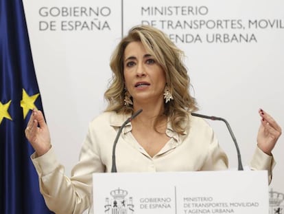 Raquel Sánchez, ministra de Transportes, Movilidad y Agenda Urbana.