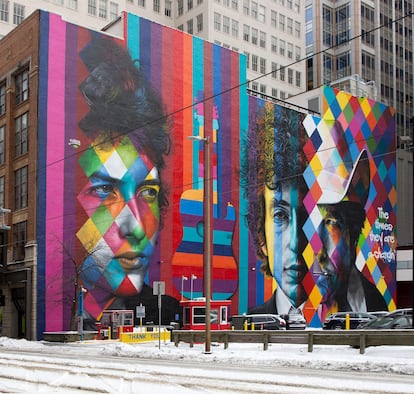 Bob Dylan mural