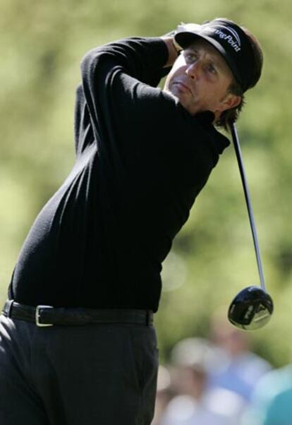 Phil Mickelson, en un momento de su recorrido ganador.