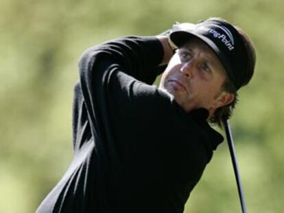 Phil Mickelson, en un momento de su recorrido ganador.