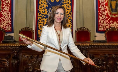 Ana Belén Castejón, alcaldesa de Cartagena tras un acuerdo con PP y Ciudadanos. 