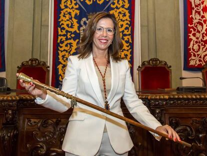 Ana Belén Castejón, alcaldesa de Cartagena tras un acuerdo con PP y Ciudadanos. 
