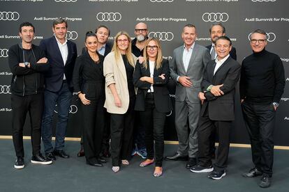 Foto de familia de los ponentes del ‘Audi Summit for Progress’.