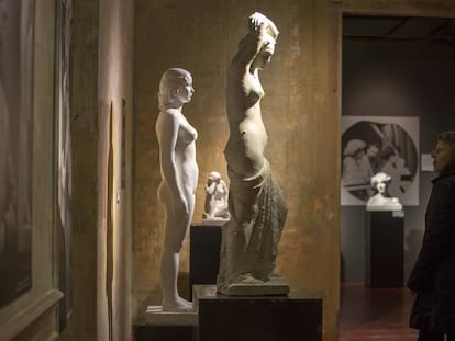 'Puixança' i 'Joventut', dues de les obres de Clarà que es poden veure a l'exposició del MEAM.
