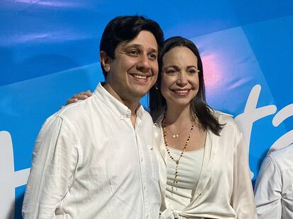 Jesús Armas y María Corina Machado, en una foto de archivo.