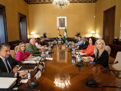 Reunión del Consejo de Gobierno andaluz tras las elecciones del 19-J.