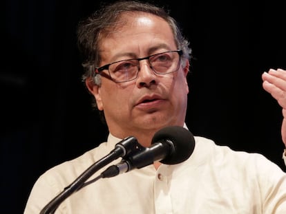 Gustavo Petro, en Cartagena, el 6 de septiembre de 2023.