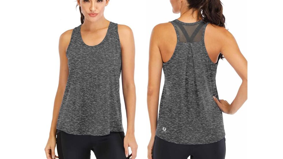 Camiseta deportiva sin mangas con ajuste holgado