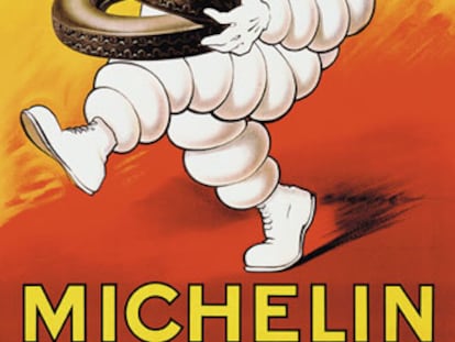 Por Michelin pasó toda una escuela del arte y del cartelismo moderno. El francés O'Galop le proporcionó su carácter bromista y extravertido.