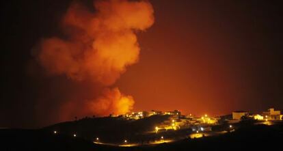 Imagen del incendio en Valle Gran Rey.