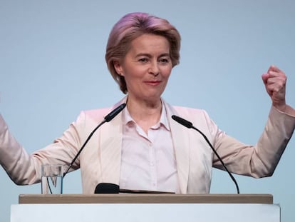 La presidenta de la Comisión Europea, Ursula von der Leyen, el 13 de noviembre.