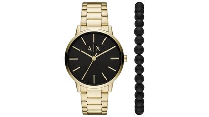 Reloj Armani Exchange en dorado.