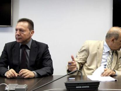 El ministro Stournaras, el funcionario Stavridis y el empresario Melissanidis