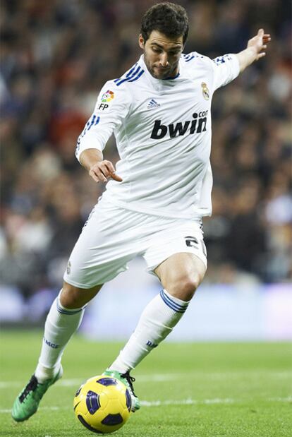 Gonzalo Higuaín, durante el partido ante el Athletic.