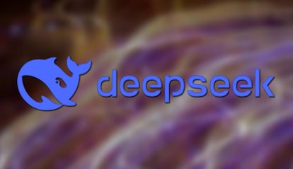 Logo de DeepSeek con fondo