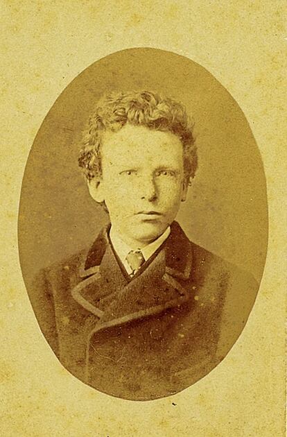 El jovencito Vincent, a la edad de 13 años.