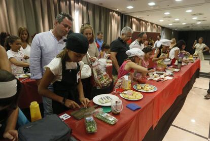 El casting de 'MasterChef Junior' en Madrid.