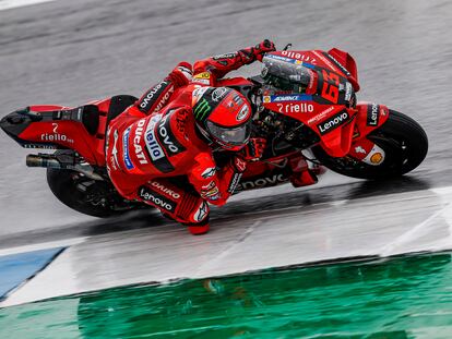 Pecco Bagnaia, este sábado en el circuito de Assen.