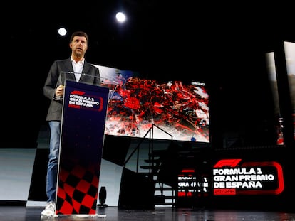 Jarno Zaffelli durante la presentación del Gran Premio de Madrid.