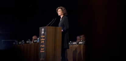 Azoulay, el 13 de noviembre en el plenario de la Unesco.