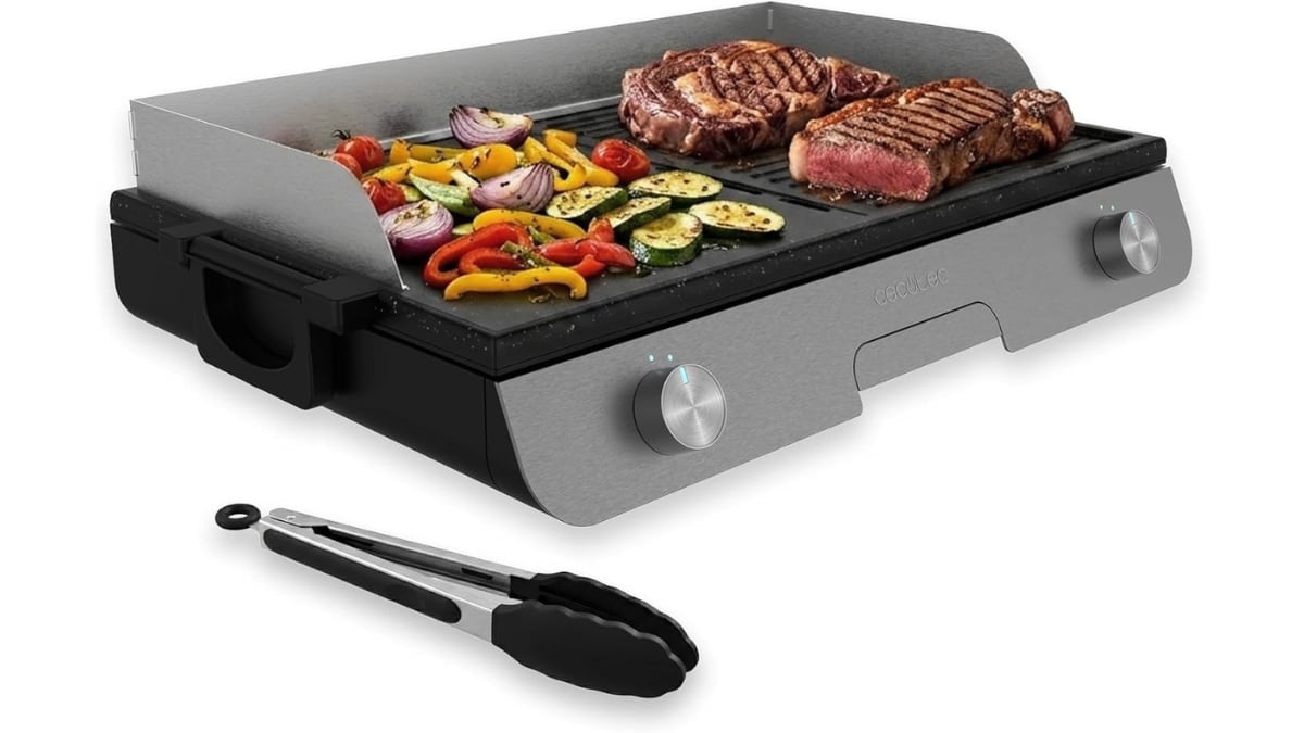 Barbacoa eléctrica de sobremesa de Cecotec.