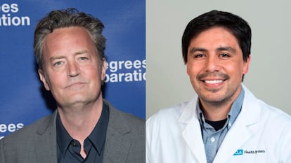 Matthew Perry y el médico Salvador Plasencia