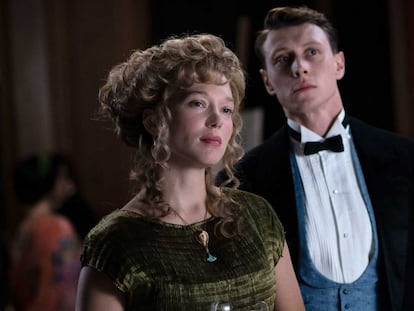 Léa Seydoux and George MacKay in 'The Beast.'