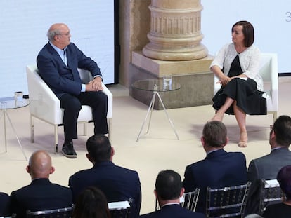 31/05/22. (DVD 1109). Entrega de los Premios Ortega y Gasset en el Palau de las Comunicaciones de Valencia. Carlos Fernandez Chamorro y Pepa Bueno. Jaime Villanueva.