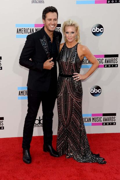 Caroline Bryan y Luke Bryan.