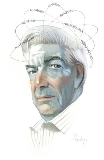 El escritor peruano Mario Vargas Llosa