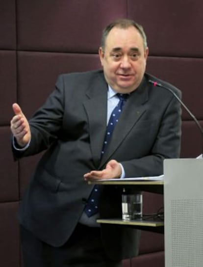 El ministro principal escoc&eacute;s, el nacionalista Alex Salmond.