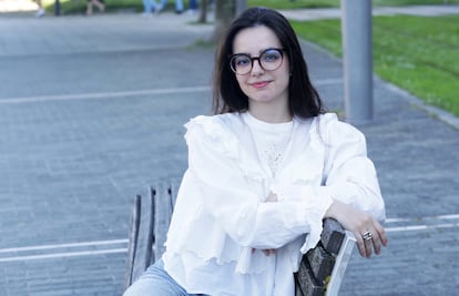Marta Ezquerecocha el 2 de mayo en Bilbao.