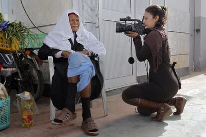 La periodista tunecina Khedir Mabrouka.