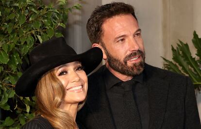 Jennifer Lopez y Ben Affleck, en el desfile de Ralph Lauren celebrado en San Marino, California, el pasado 13 de octubre.