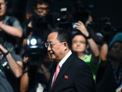El ministro de Exteriores norcoreano advierte que su país tiene el derecho a derribar cualquier bombardero estratégico fuera de su espacio aéreo
